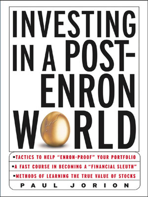 cover image of Investing in a Post-Enron World
